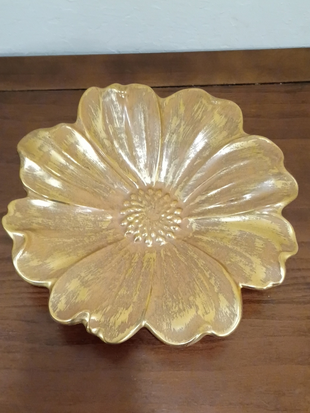 Stangl Granada Gold #5139 Flower Shaped Bowl, Vintage 1950s!